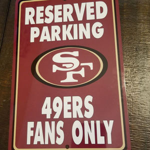 49ers Parking Sign